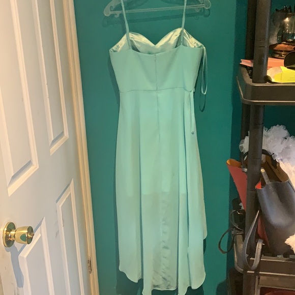 Blue ceremony dress - Picture 3 of 4